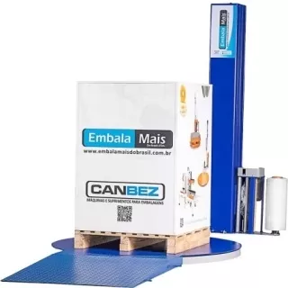 Envolvedora de paletes semi autom�tica da EmbalaMais